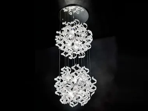 ASTRO - Crystal pendant lamp _ Metal Lux